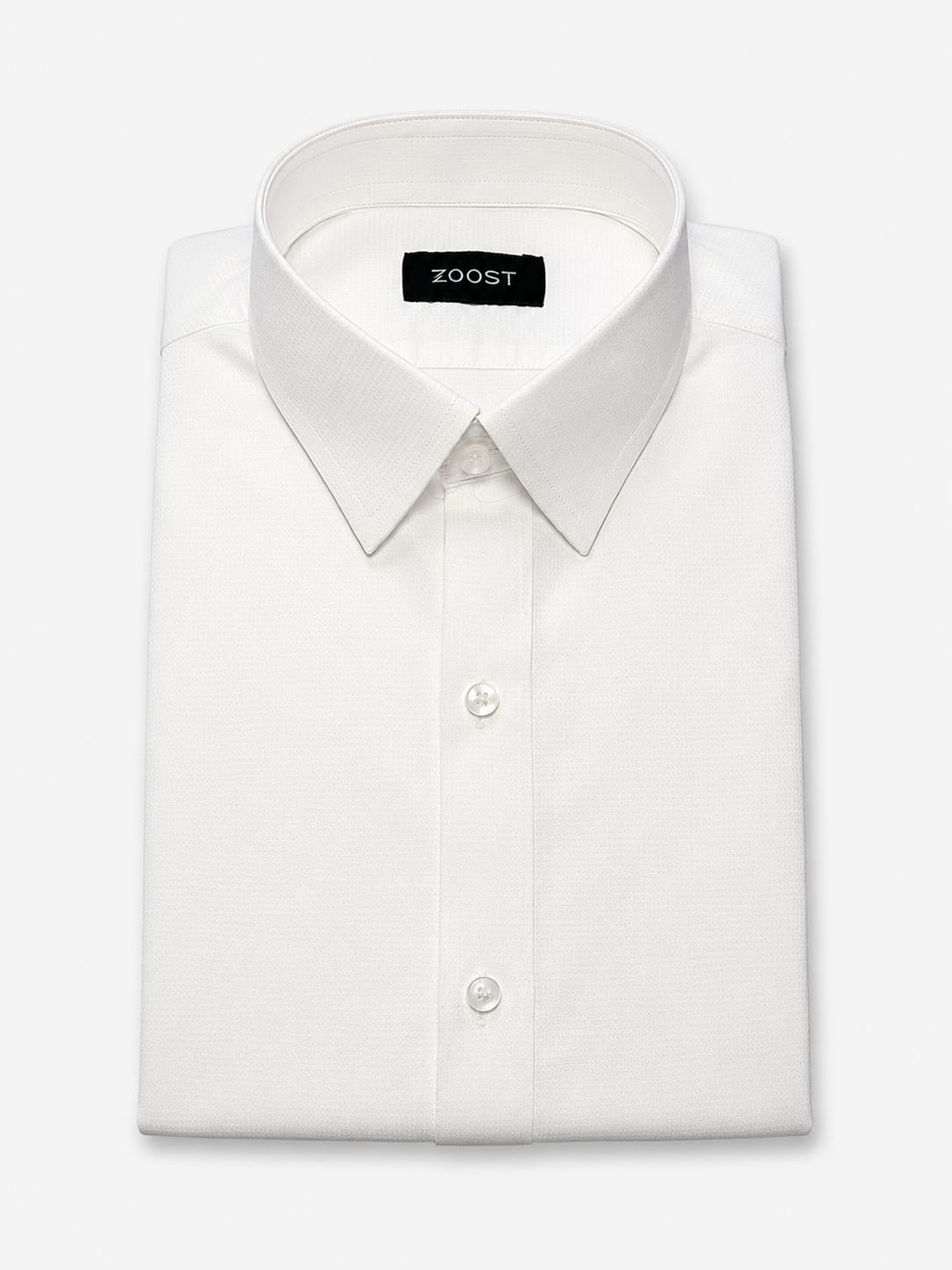 Classic White Formal Dress Shirt – Premium Regular Fit